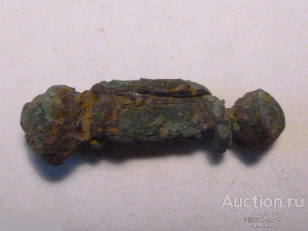 Бронзовая древняя фибула ? Скифы Сарматы Аланы Оригинал!