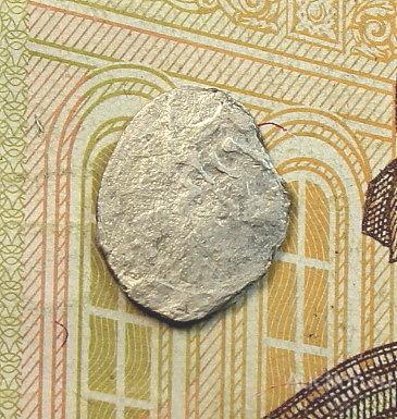 СНВК! ЧЕШУЯ СЕРЕБРО УДЕЛЬНАЯ ДЕНГА ДАНИИЛ БОРИСОВИЧ (1414 - 1418) УДУШЕНИЕ ЗВЕРЯ!