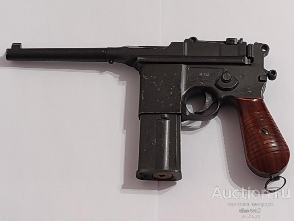 Пистолет пневматический. Маузер. Gletcher M 712. Металл.(Н).