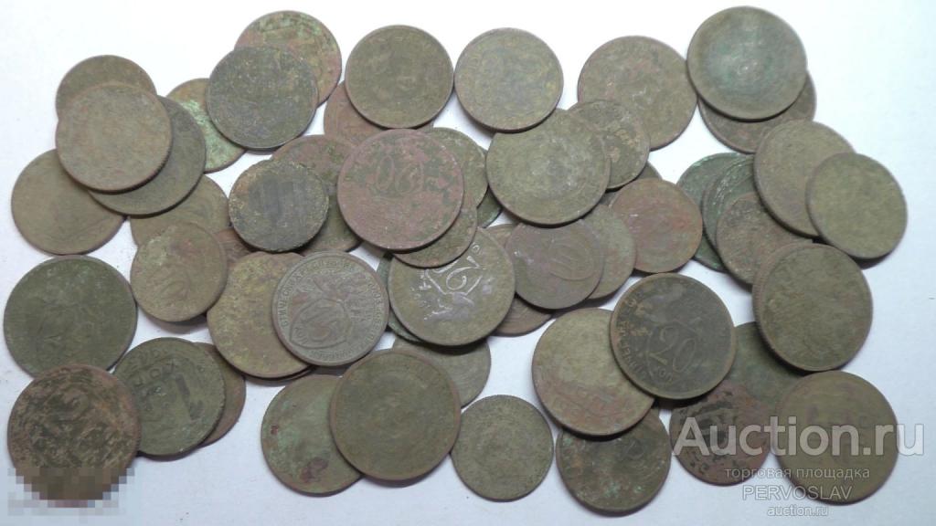 Медно никелевые монеты СССР до 1957 г. Не чищеные.  Рекомендую!