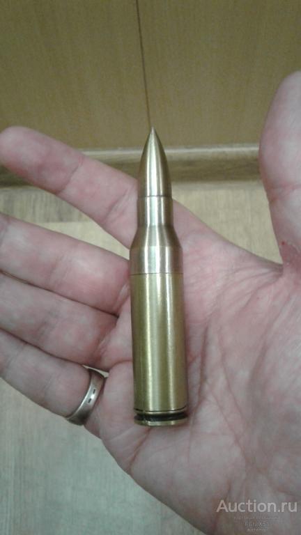 Зажигалка газовая Патрон Металл и пластик Аутентичный