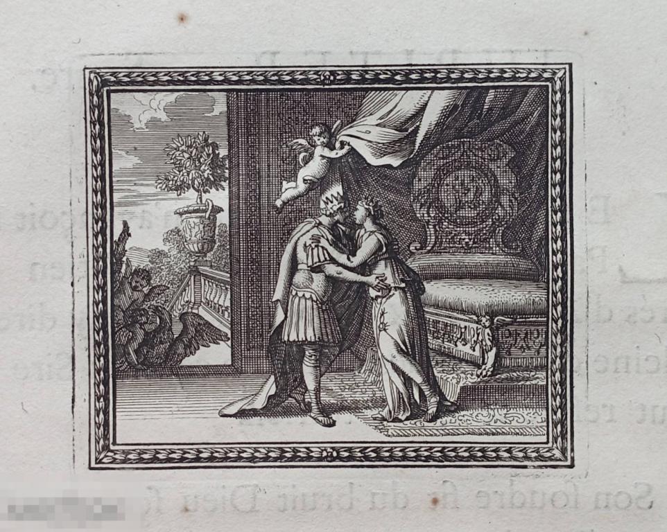 Гравюра 17 век Жaн Лeпотp Мифология Античность Метаморфозы Овидий Париж Франция