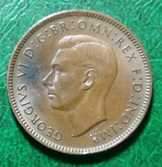 Фартинг 1946 год Англия монета