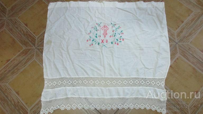 НАКИДКА. ВЫШИВКА. ХРИСТОС ВОСКРЕСЕ.  70*83 СМ