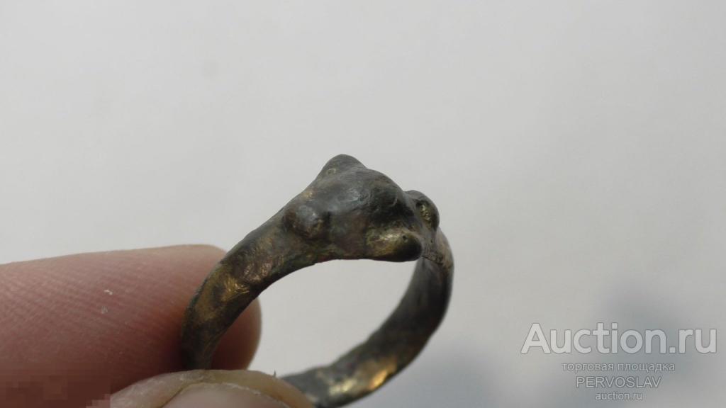 Древний перстень Целый Рогатый. Скифы, Сарматы, Аланы. Рекомендую!