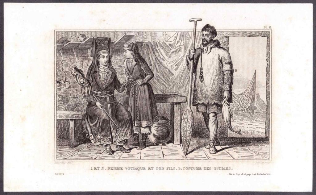 Костюмы народов России: Вотяки и остяки [Удмуртия и Ханты-Мансийск].