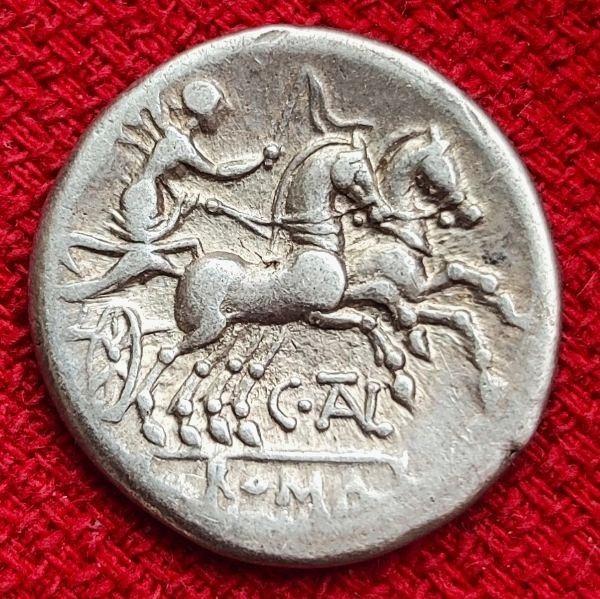 Рим Римская Республика денарий Гней Тальна
