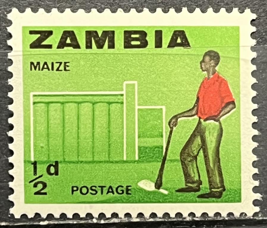 Почтовая марка Замбия 🇿🇲
