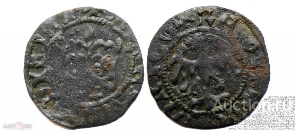 Владислав Ягайло Полугрош 14 век. Редкая! Рекомендую!