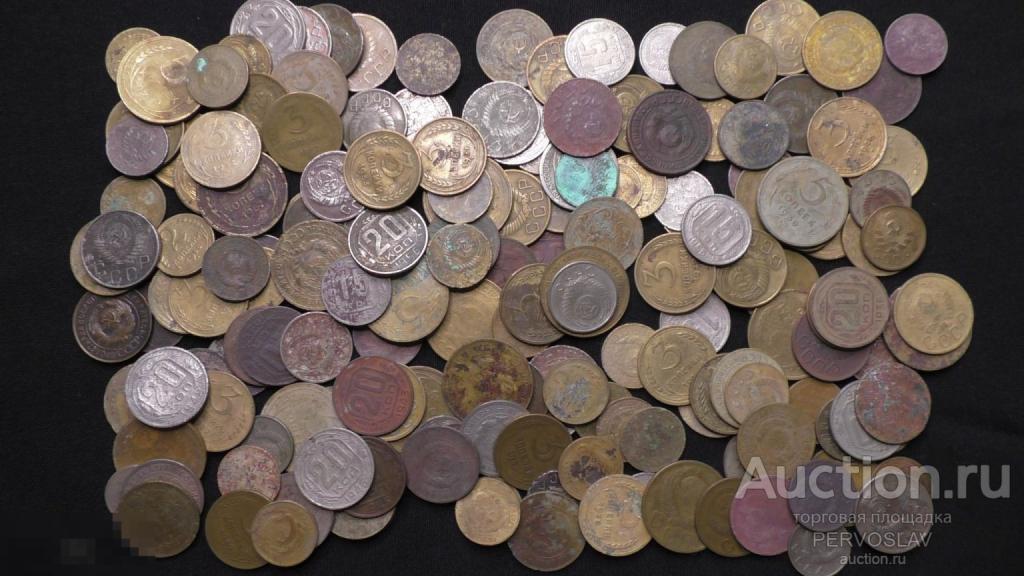 Монеты раннего СССР 1924 - 1957 г. Кучей оптом. Рекомендую!