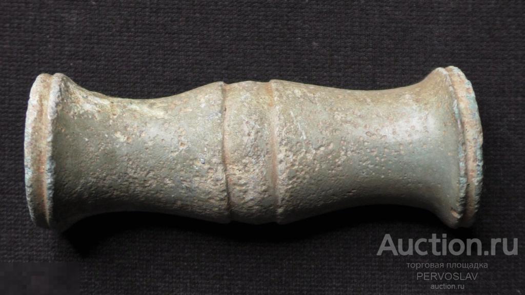 Бронзовая рукоять от какого то предмета. Бронза Скифы Сарматы Аланы? Домонгол. Оригинал!