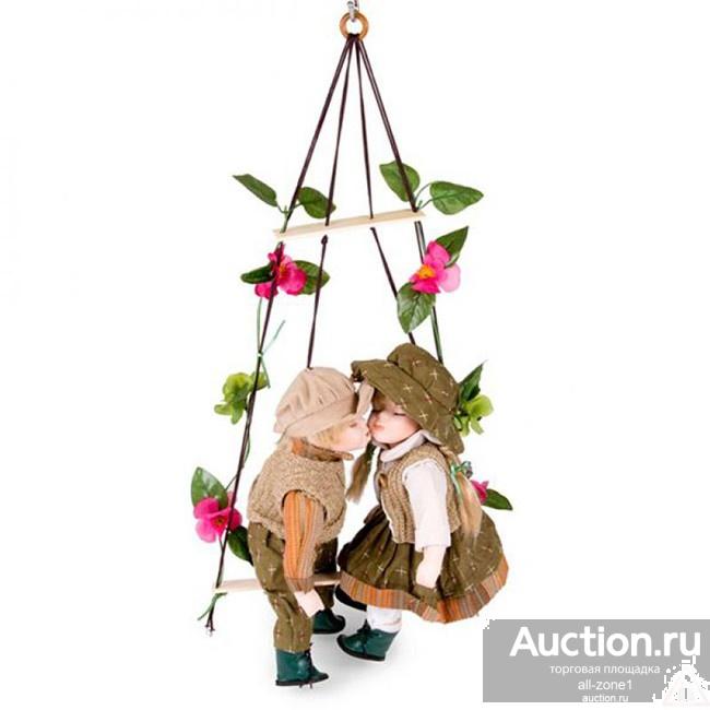 Куклы фарфоровые НИЛЬС и ГРЕТА YF-14167-168-G