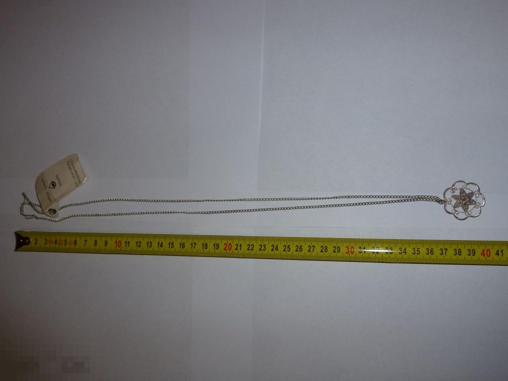 КУЛОН С ЦЕПОЧКОЙ СКАНЬ ФИЛИГРАНЬ ВИНТАЖ