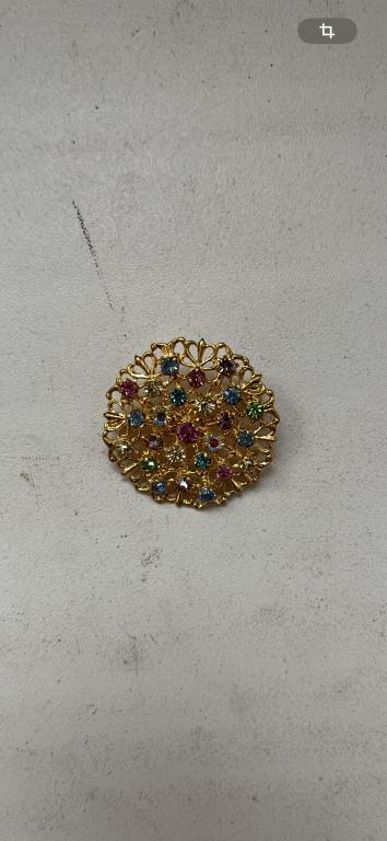 Брошь винтажная старинная. 1960-е года.