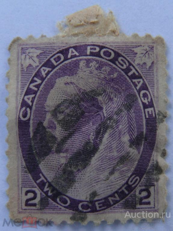 💌 Марка из коллекции 💌 1898 -1902 Queen Victoria, 2 C №502