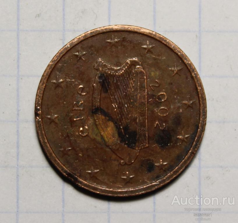 Ирландия 2 евроцента 2007 /1/ км#33.