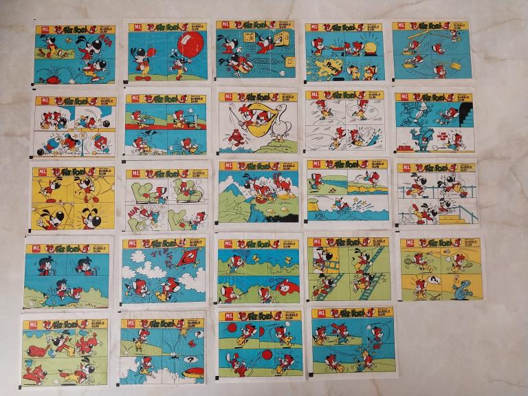 Вкладыши fix foxi почти полная серия в рамке без 1шт см описание