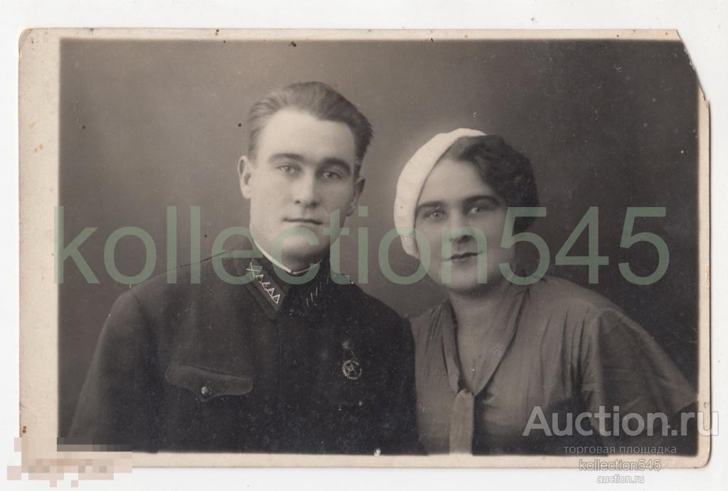 Боец РККА старшина артиллерии. Петлицы знак БГТО. 1935г. Ростов на Дону.