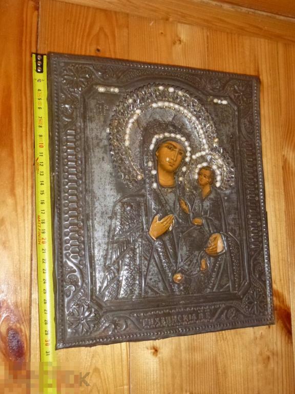 СТАРИННАЯ ИКОНА ТИХВИНСКАЯ ПРЕСВЯТАЯ БОГОРОДИЦА