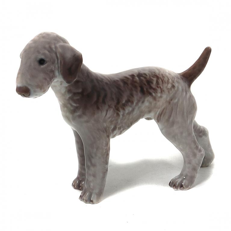 Фарфоровая фигура "Бедлингтон-терьер". Dahl-Jensen