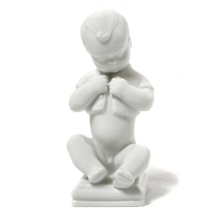 Фарфоровая фигура "Маленький Лассе". Rorstrand.