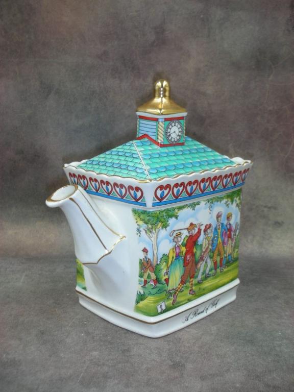 Фарфор. Заварочный чайник Раунд гольфа. SADLER. Англия