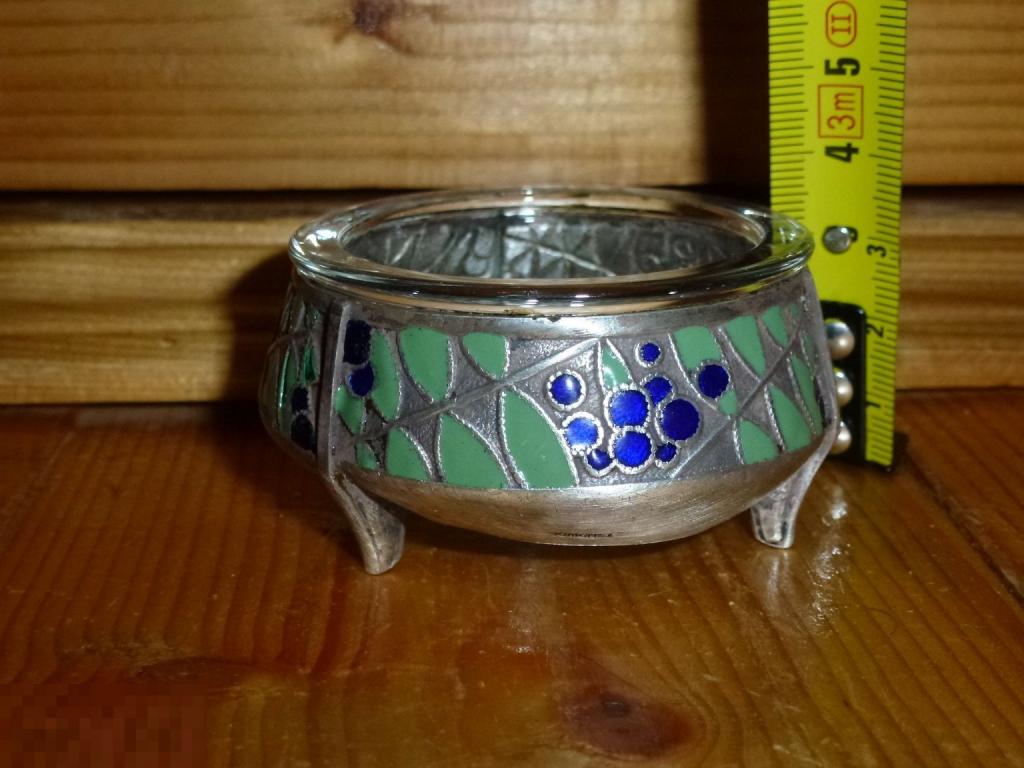 СОЛОНКА МЕЛЬХИОР СТЕКЛО ЭМАЛЬ *