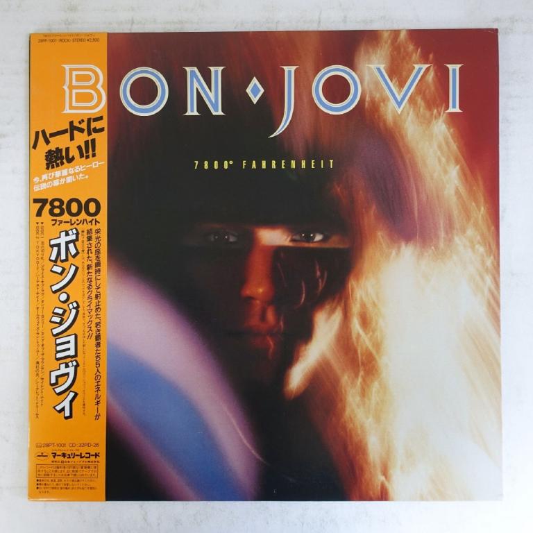 LP BON JOVI 7800 FAHRENHEIT JAPAN