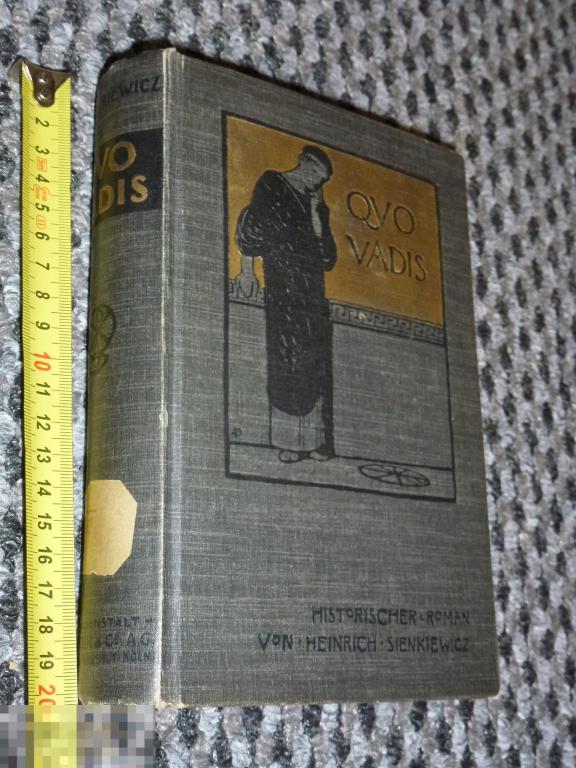 ГЕНРИК СЕНКЕВИЧ КАМО ГРЯДЕШИ СТАРИННАЯ КНИГА НА НЕМЕЦКОМ ЯЗЫКЕ С ИЛЛЮСТРАЦИЯМИ