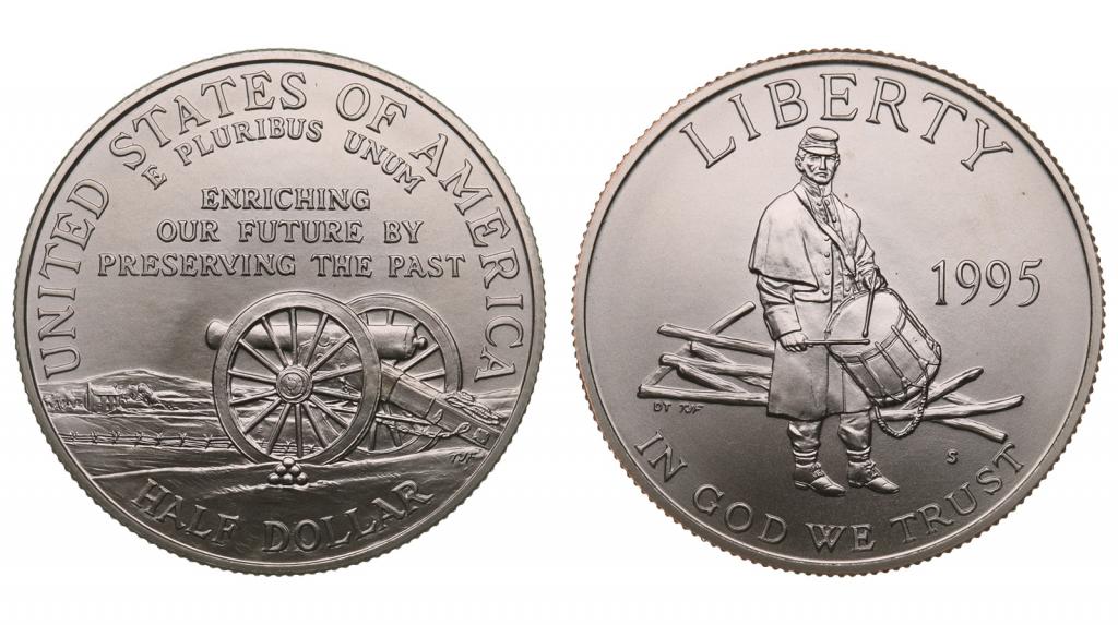 США. 1/2 доллара 1995 года.  203150