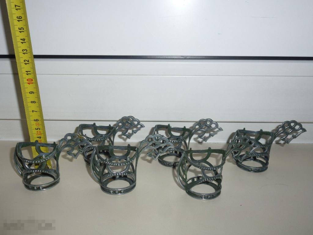 ПОДРЮМОЧНИКИ 6 ШТУК ГОЛОВА ЛОШАДИ МЕТАЛЛ СССР