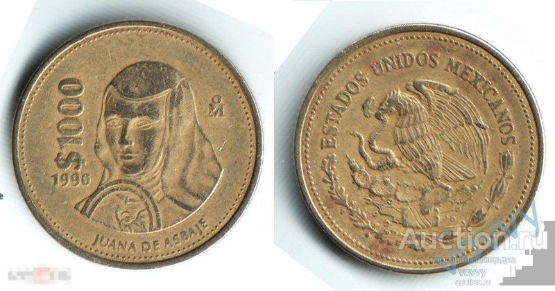 Мексика 1000 песо 1990 C616