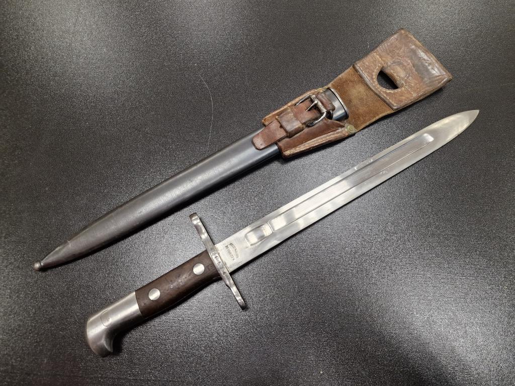 ШТЫК - НОЖ M1899/1911 WAFFENFABRIK NEUHAUSEN К ВИНТОВКЕ SMIDT-RUBIN М1889 ШВЕЙЦАРИЯ (#24)