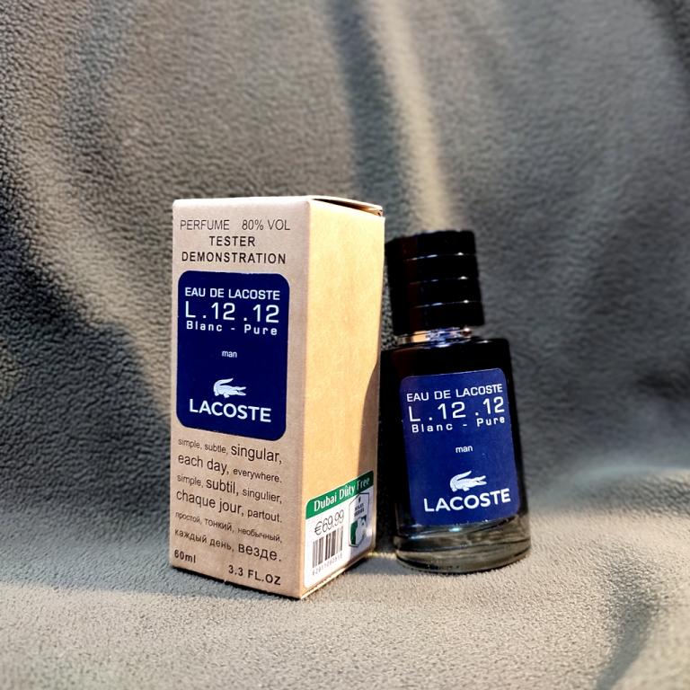 Парфюмерная вода lacoste eau de lacoste l.12.12 blanc pure тестер 60мл