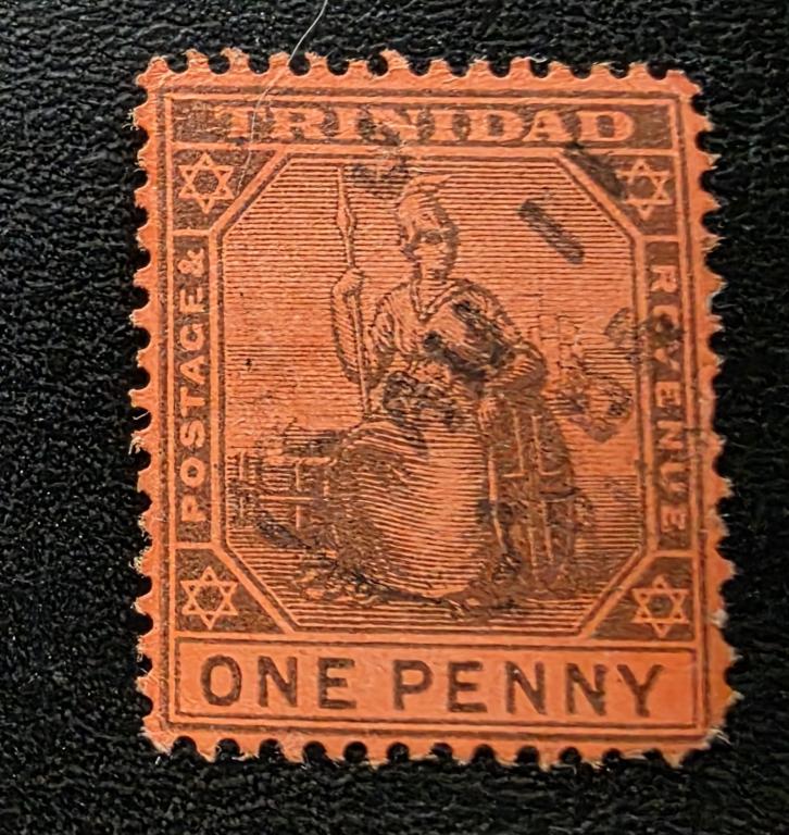 Тринидад. Стандарт. Сидящая Британия. 1896/1909. гаш