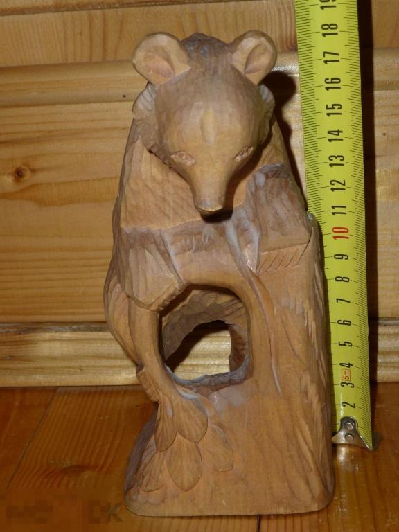ФИГУРКА МЕДВЕДЬ ДЕРЕВО РЕЗЬБА СССР