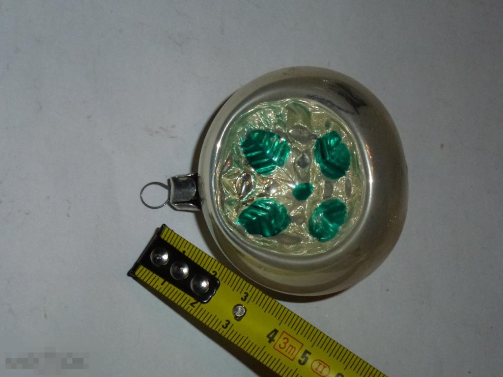 ШАР ПРОЖЕКТОР ЕЛОЧНАЯ ИГРУШКА СТЕКЛО *