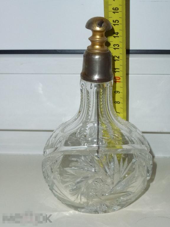 ПАРФЮМЕРНЫЙ ФЛАКОН ДЛЯ ДУХОВ ХРУСТАЛЬ