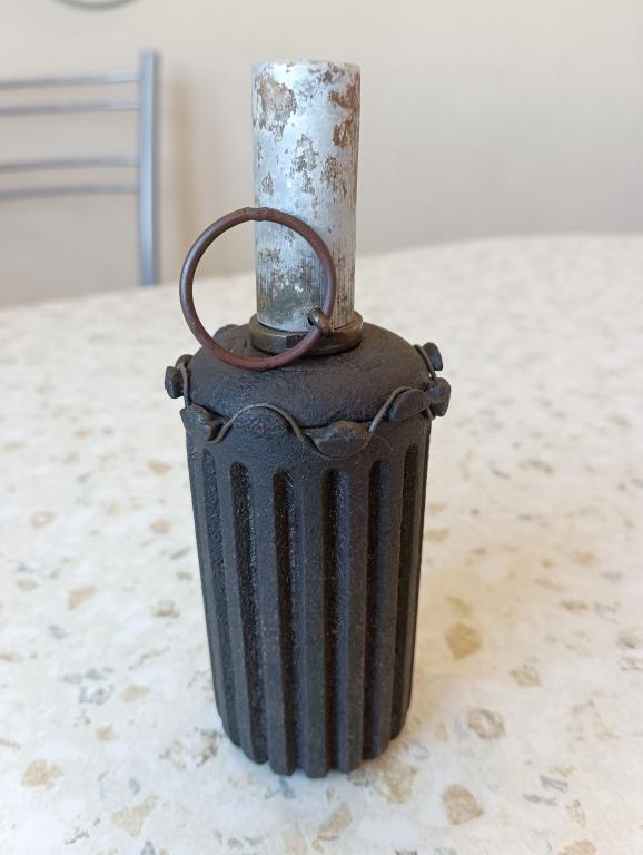 Ручная осколочная финская граната образца 1941/1943 годов. ВМВ. Германия. 3-й Рейх