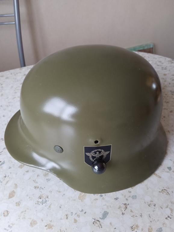 Немецкий стальной шлем военная полиция. Германия.3-й Рейх. ВМВ