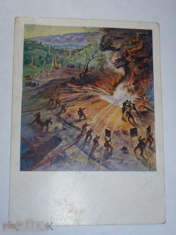 ЛИКВИДАЦИЯ МАЙКОПСКОГО ПОЖАРА КРАСНОАРМЕЙСКИМИ ЧАСТЯМИ ХУД. ЯКОВЛЕВ =