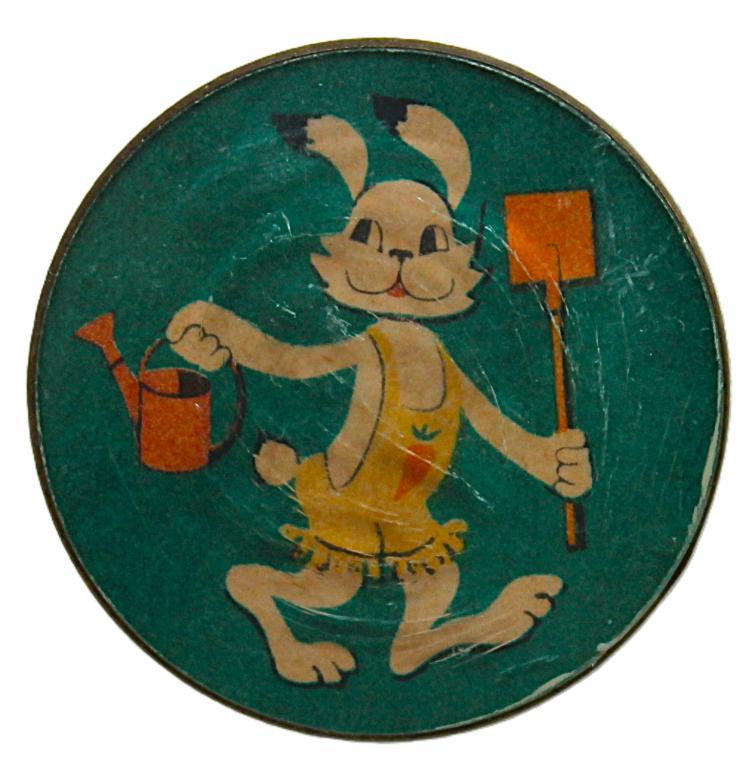 СССР нагрудный знак «ЗАЯЦ». Садовод-огородник