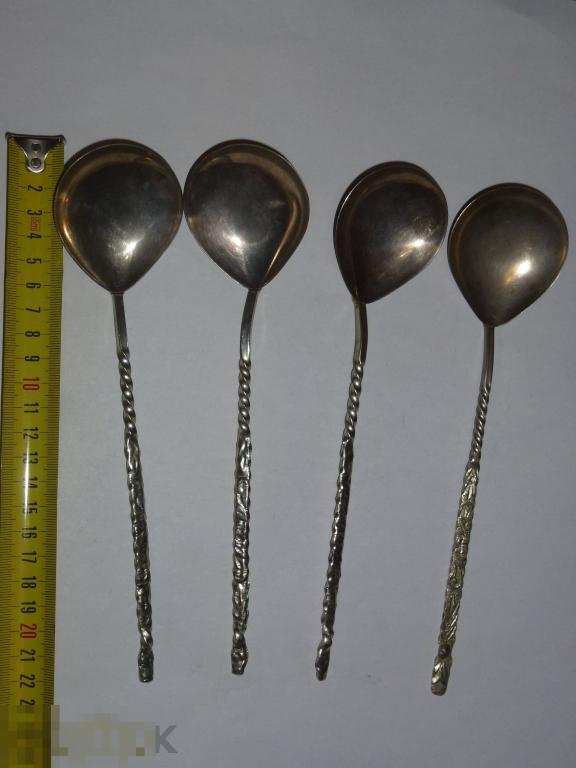 ЛОЖКИ ДЛЯ САЛАТА 4 ШТУКИ МЕЛЬХИОР №174