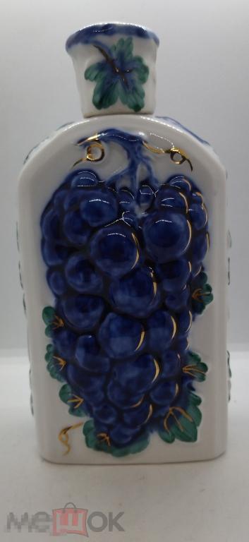 Графин Штоф Виноград ЛФЗ Автор Яковлева 1950-е