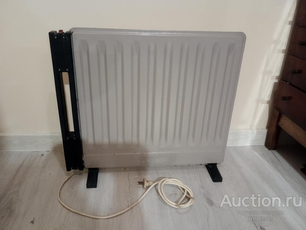 Радиатор масляный Луч 0,75 кВт Пр-во СССР! Рабочий!  Электрообогреватель комнатный.