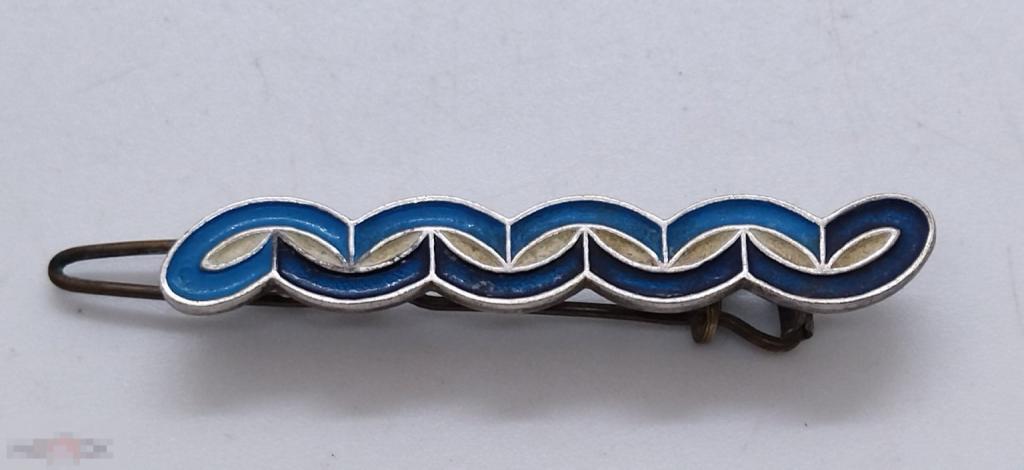 ЗАКОЛКА ДЛЯ ВОЛОС.МЕЛЬХИОР ЭМАЛЬ, КЛЕЙМО СССР.