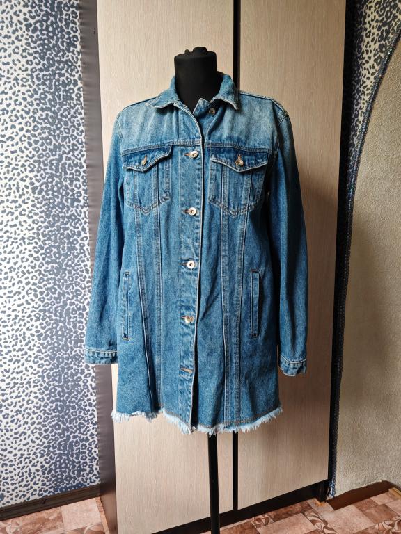 КУРТКА джинсовая Primm женская удлинённая 48 размер