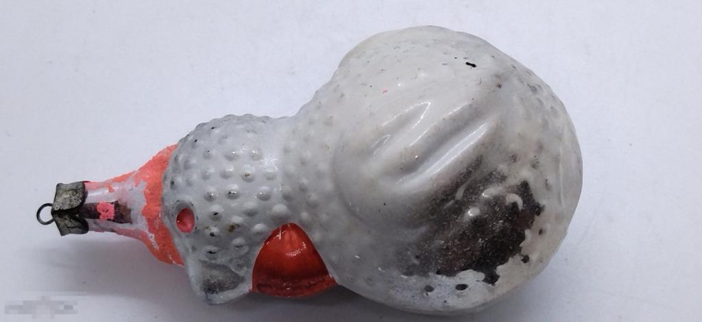 Ёлочная игрушка "ПЕТУХ, ПЕТУШОК" Стекло.СССР