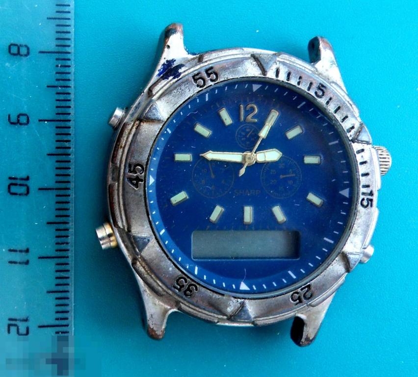 Часы мужские SHARP quartz ШАРП кварц -- 2ЧС2-2 -- не проверялись РЕДКИЕ!!!