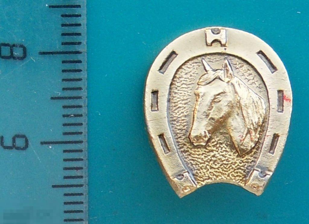 КОННЫЙ СПОРТ лошадь подкова --- 3РК --- редкий !!!